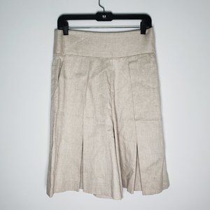 NWT Milly Linen Blend Pleated Wide Leg Shorts